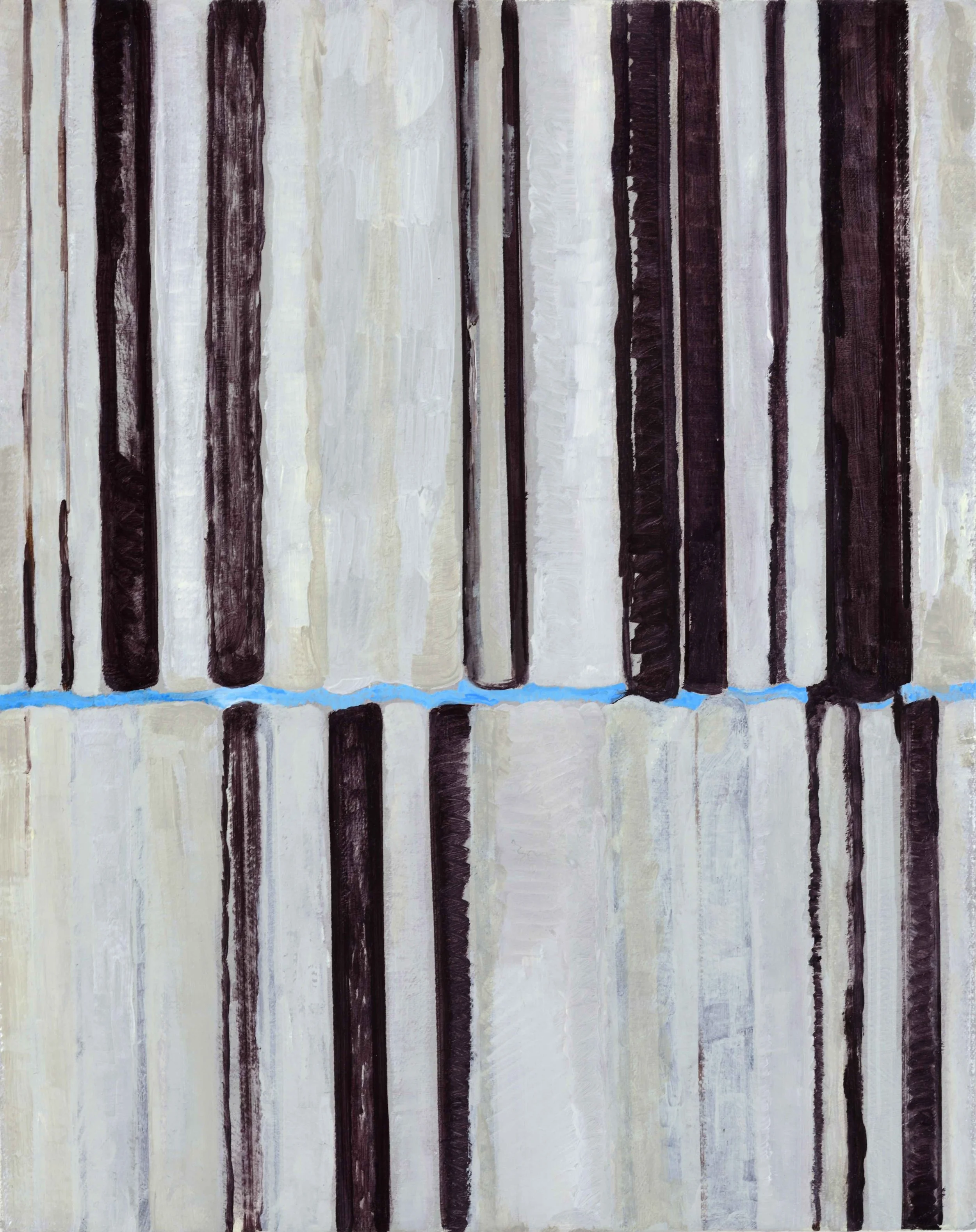 Kaoli Mashio, Portrait of a Wall, 2021. Oil on canvas, 30 x 24 cm