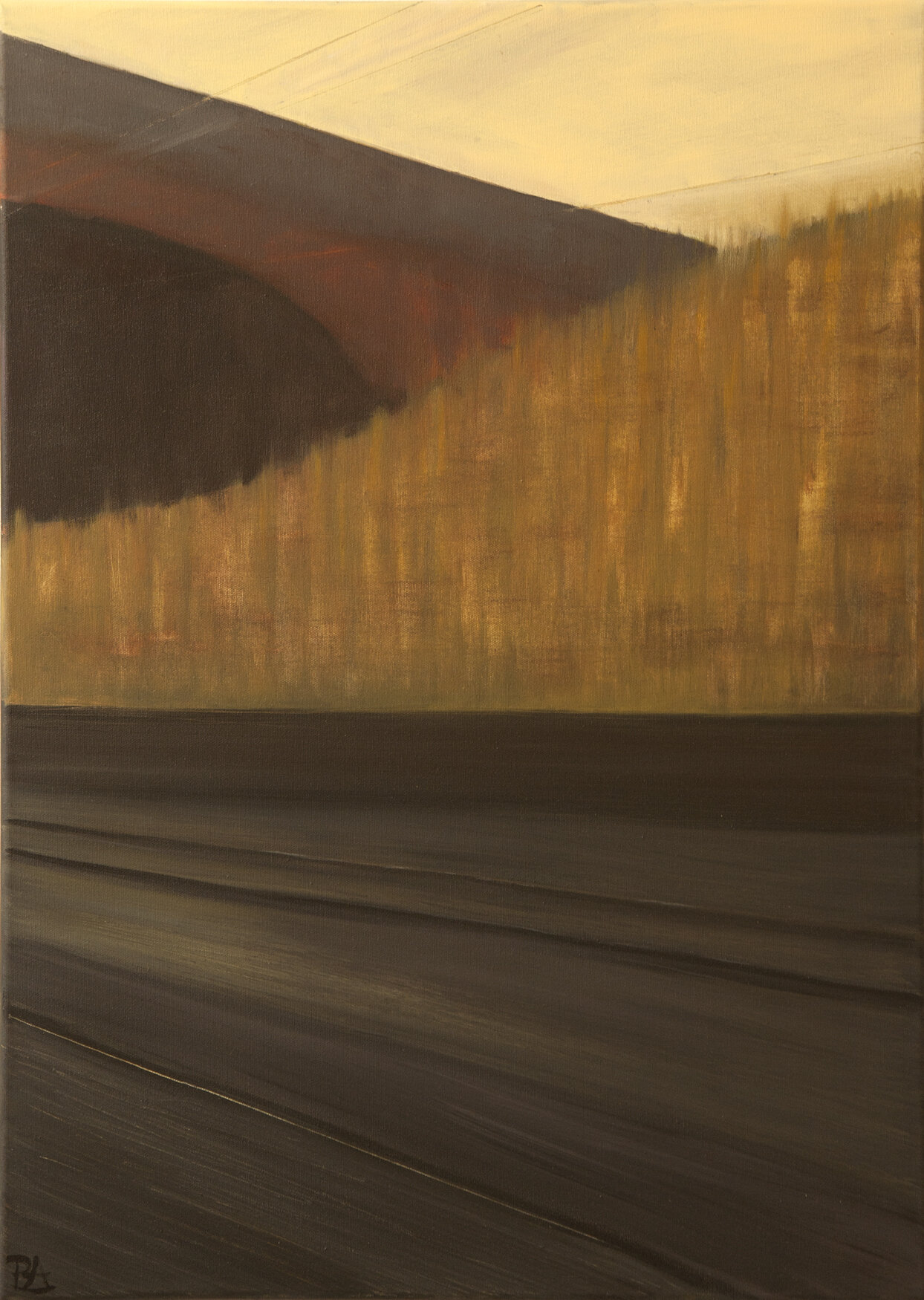 Tunnel - oil on canvas, 70 x 50cm