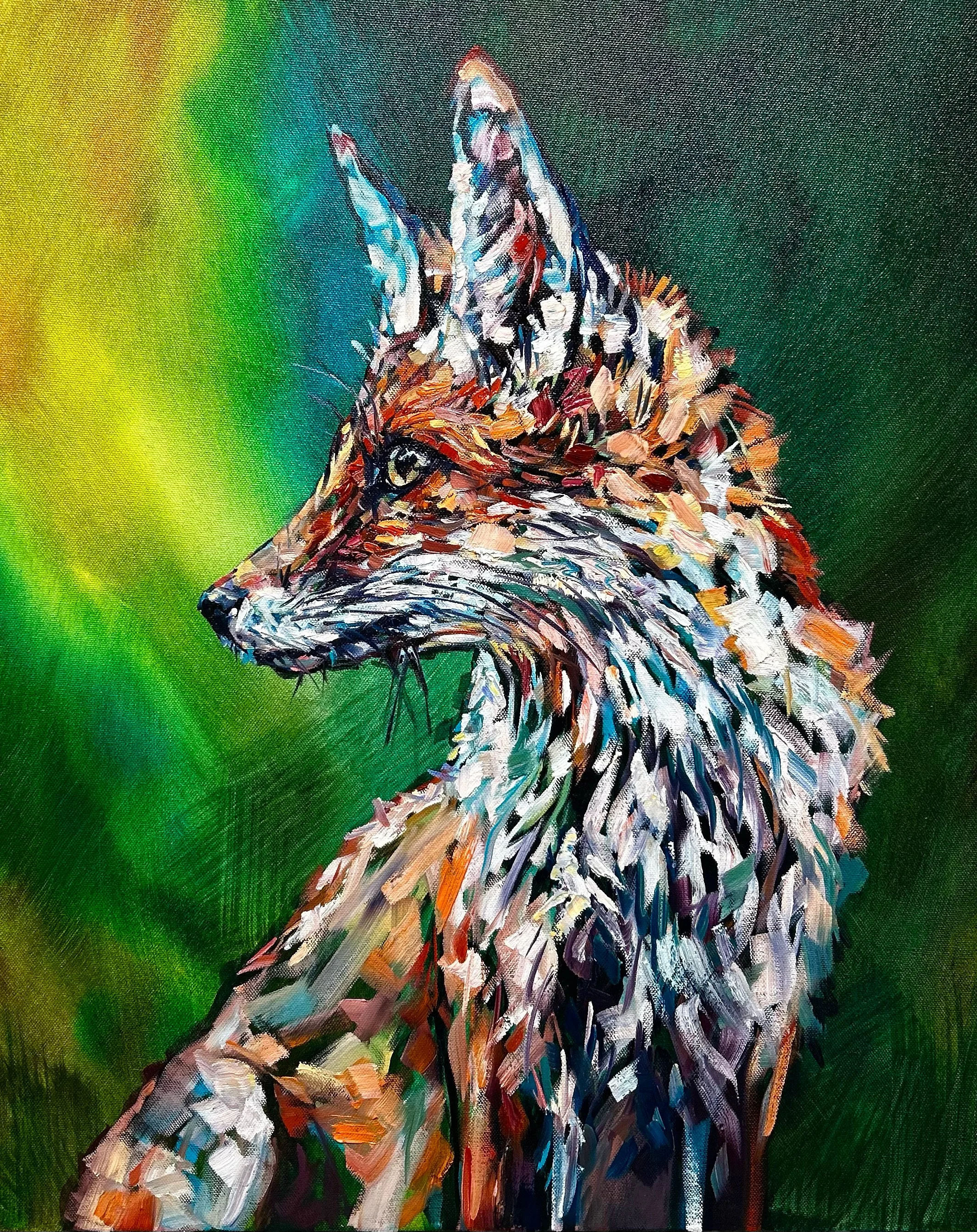 Born Ready – Original Fox Painting 2025