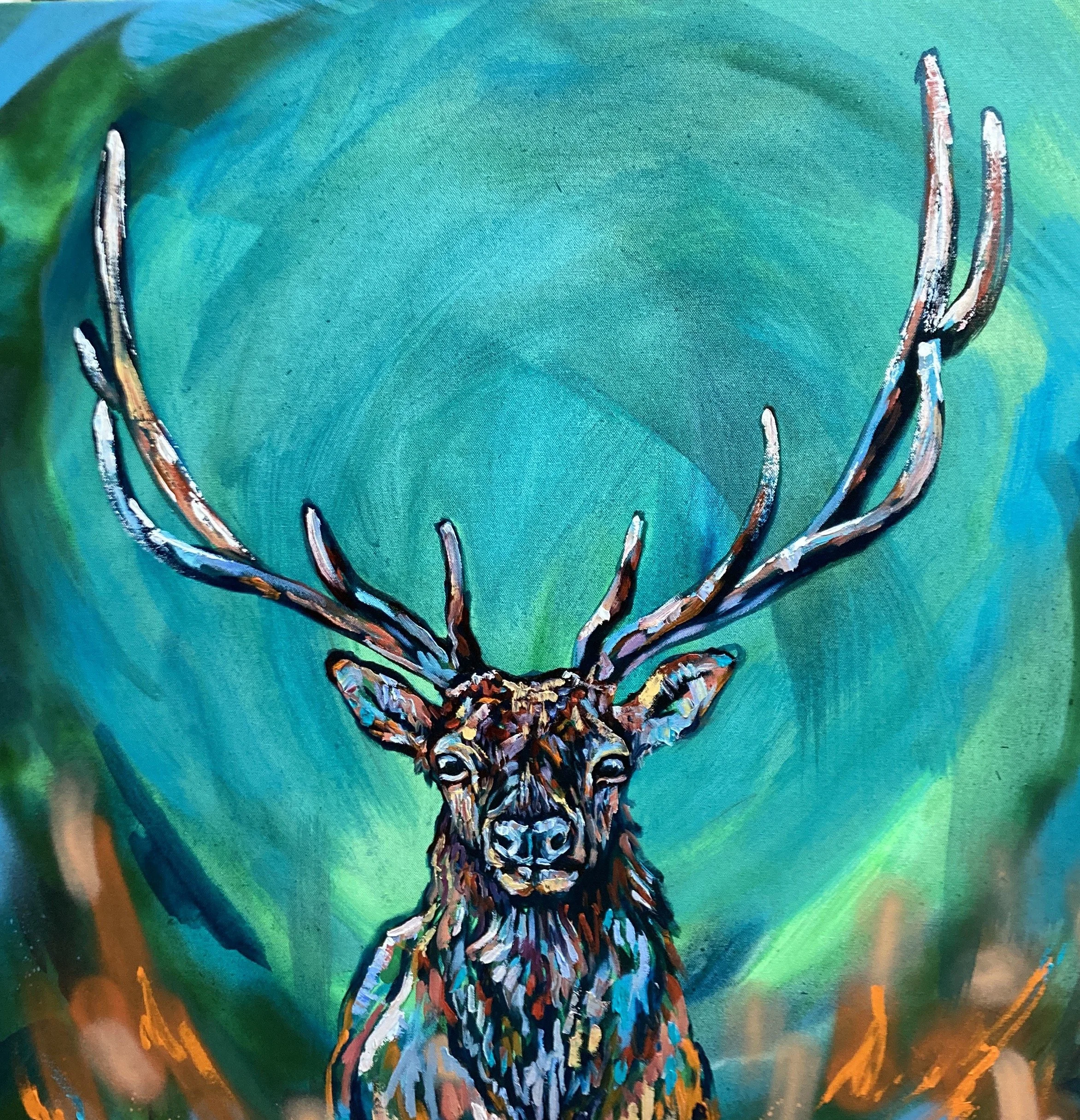 'Born to Lead' 82 x82cm | SOLD