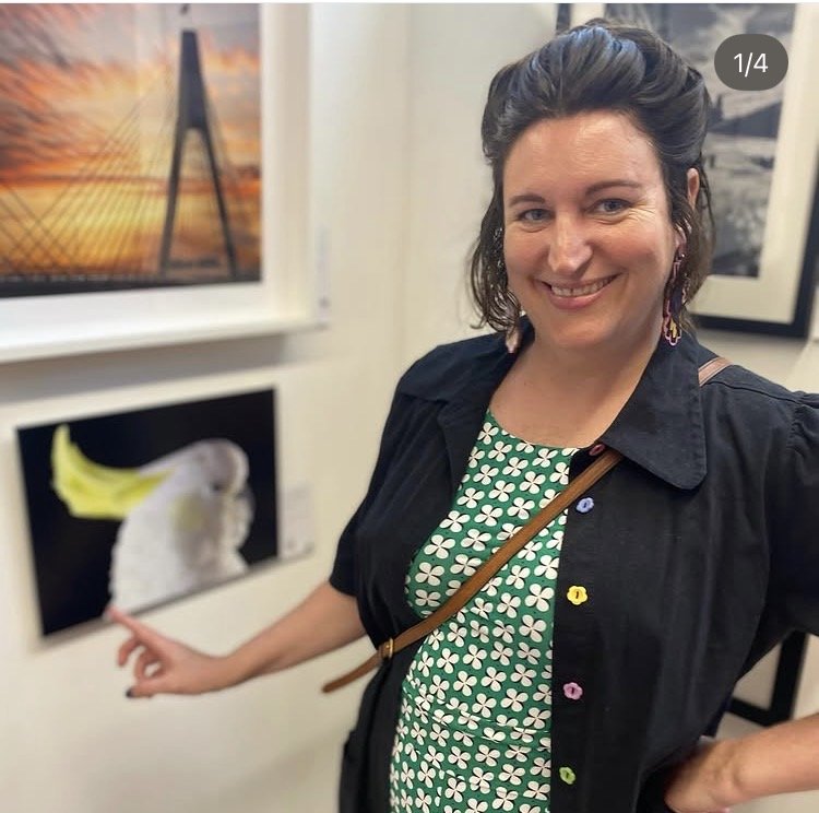 Katharine at Glebe Art Show 2025