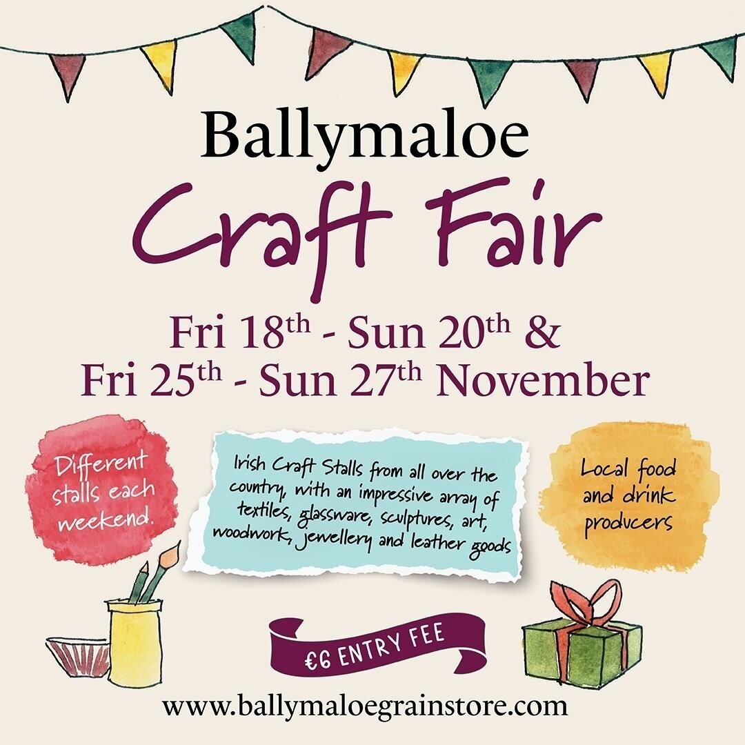 We CANNOT wait for the Ballymaloe Craft Fair next weekend. 
A stellar line up of 150+ stalls, live music, children's activities and even mulled wine to get into the festive spirit! 
Our Corkies will be available along with our other six flavours.
Hop