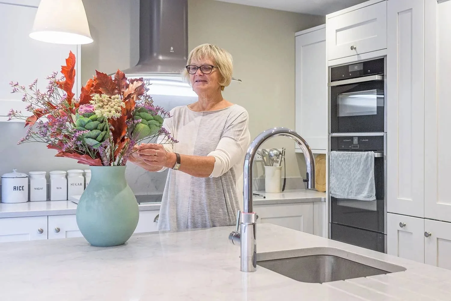 Fresh and open Masterclass kitchen in Eastdean