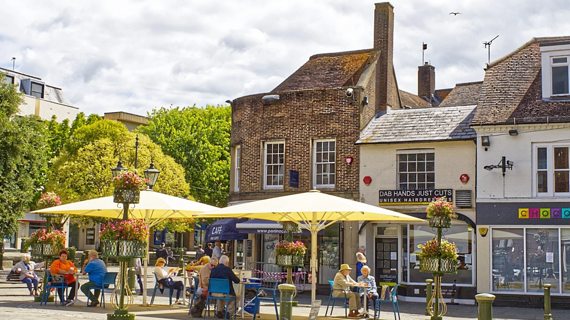 Panino cafe, Carfax, Horsham