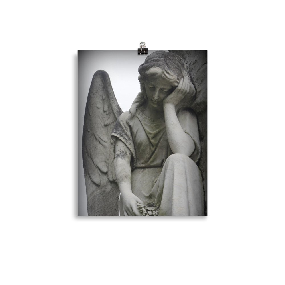 Holy Cross Cemetery statue