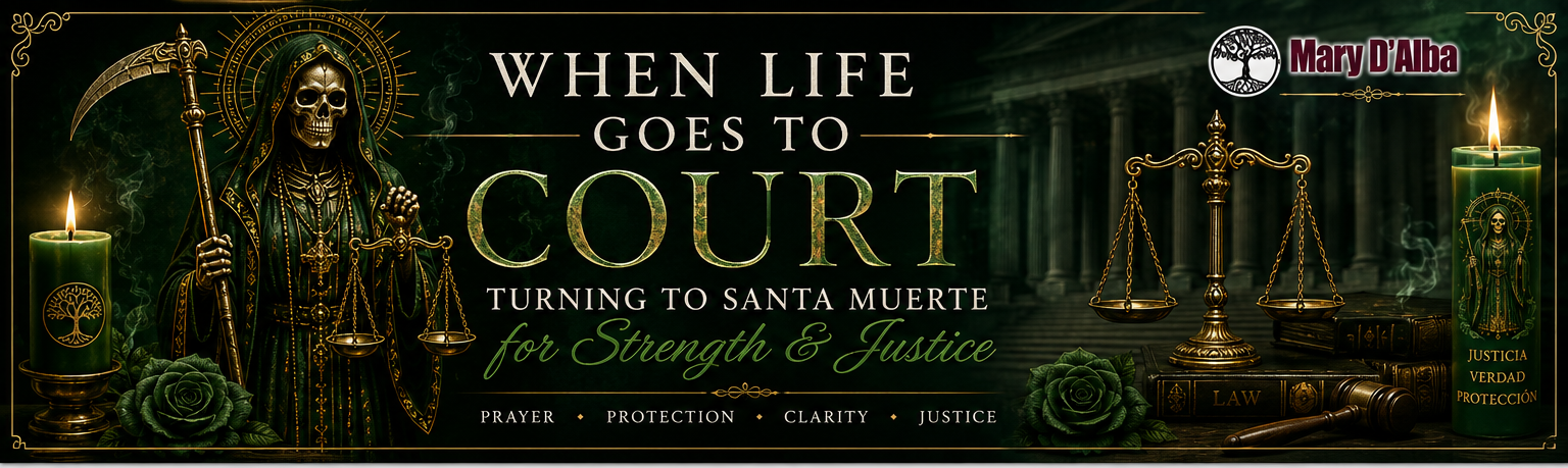 When Life Goes to Court: Turning to Santa Muerte for Strength &amp; Justice