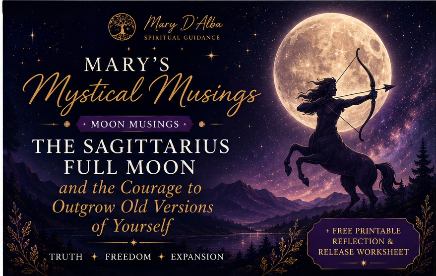The Sagittarius Full Moon and the Courage to Outgrow Old Versions of Yourself