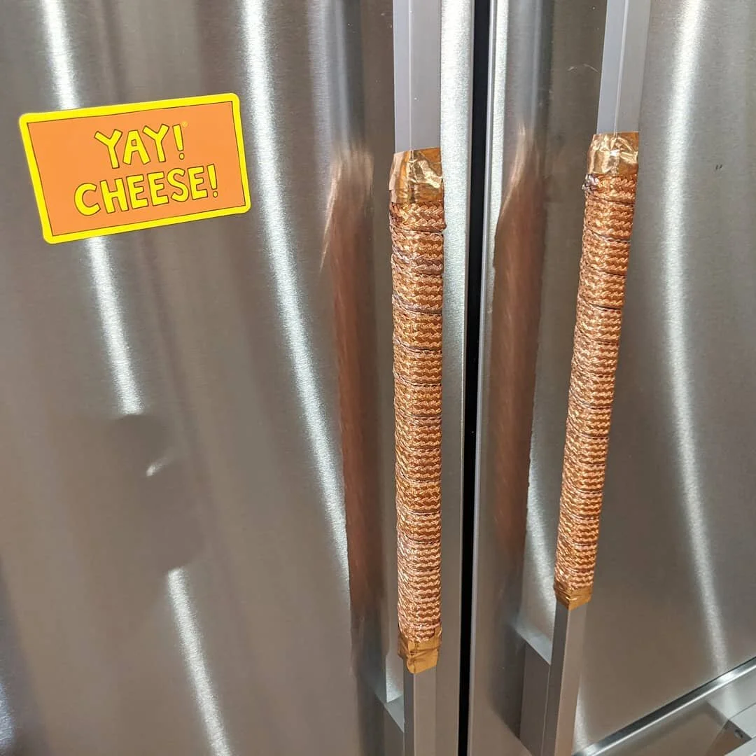 Add another layer of protection to your food knowing that the refrigerator door handle has pure Copper Shield wraps working constantly to kill viruses and bacteria. 
www.CopperShield.com.au