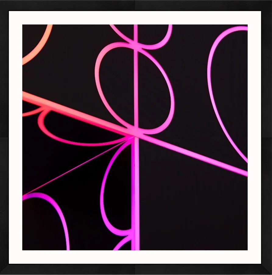 Purple and red themed limited edition fine art print Aphra Shemza 45cm x 45cm