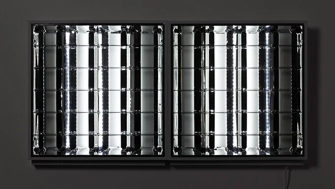 The Diffuser Series Electronic Light Art Including Sound Responsive Pieces