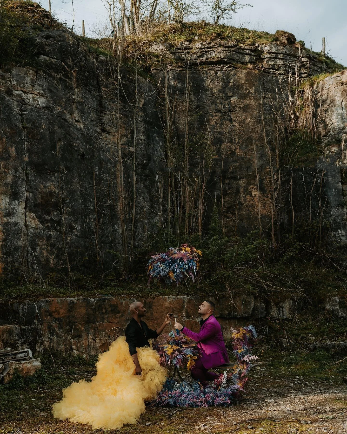 JOSH &amp; DALE 🤍 

Bright and vibrant photoshoot with the most epic scenery. Loved photographing these two!!! 

Thank you so much to everyone who put this together 🧡

Host @snapphotofest 
Concept and planning @kirstymackenziephotography 
Styling c