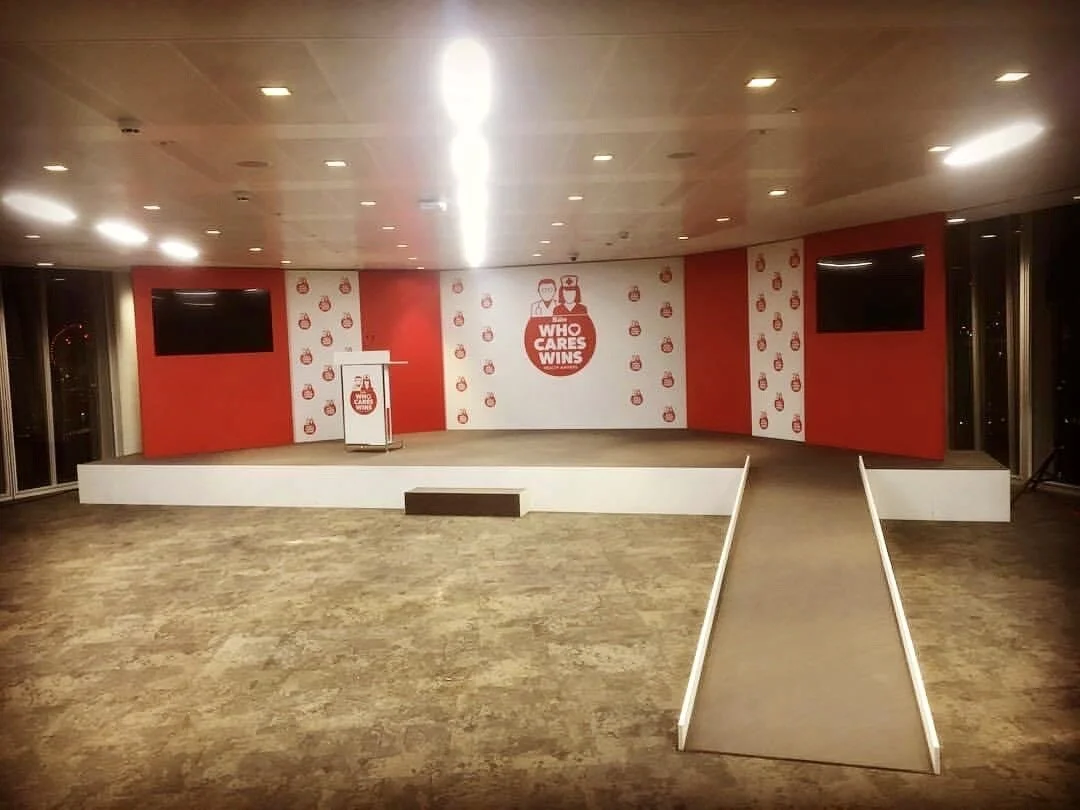 Who Cares Wins Campaign, News Building London. The Sun Newspaper. 