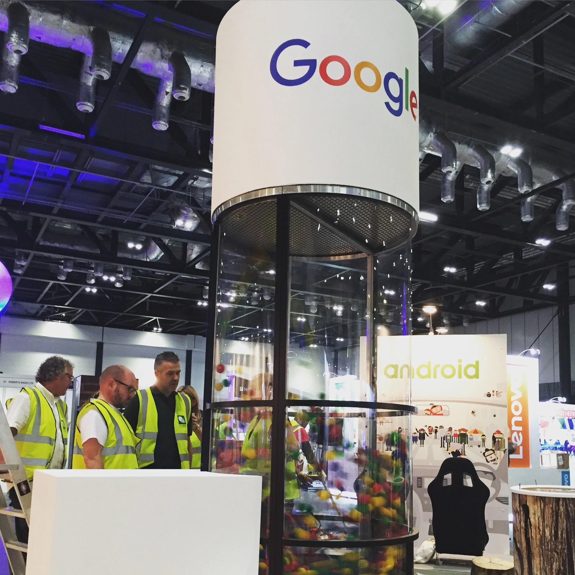 Google Stand, Tech Show, ExCeL.