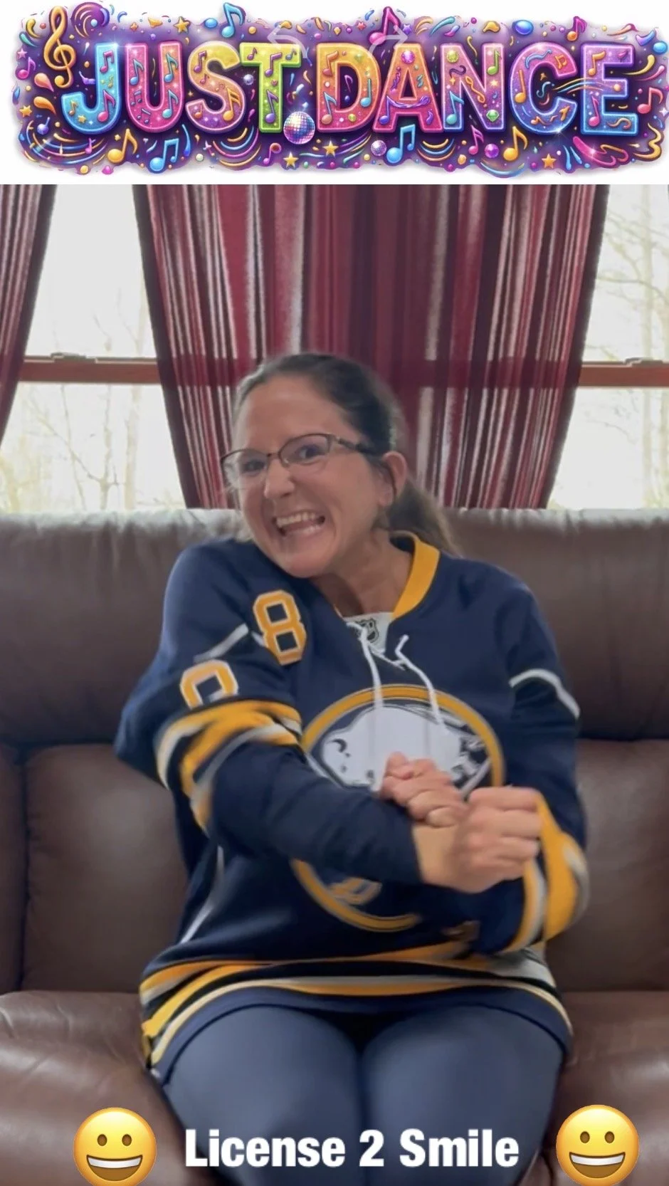 Just Dance…Go SABRES 💛💙🙂