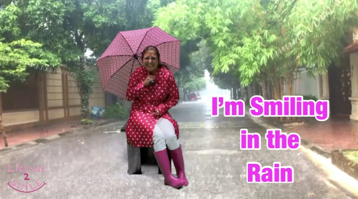 Smiling in the Rain☔🙂 