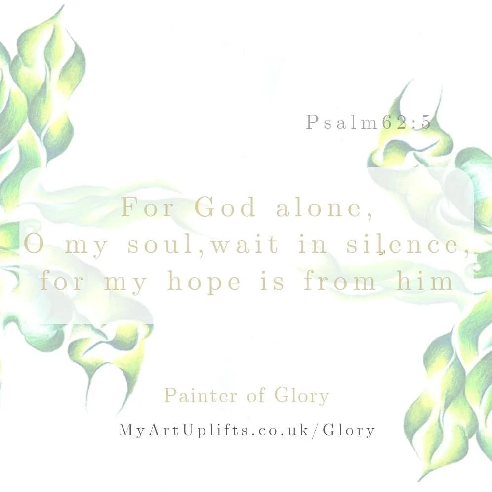 #Psalm62 1🌿 For God alone&nbsp;my soul&nbsp;waits in silence;&nbsp;from him comes my salvation.
2&nbsp;He alone is my rock and my salvation,&nbsp;my&nbsp;fortress;&nbsp;I shall not be greatly shaken.
3&nbsp;How long will all of you attack a man&nbsp