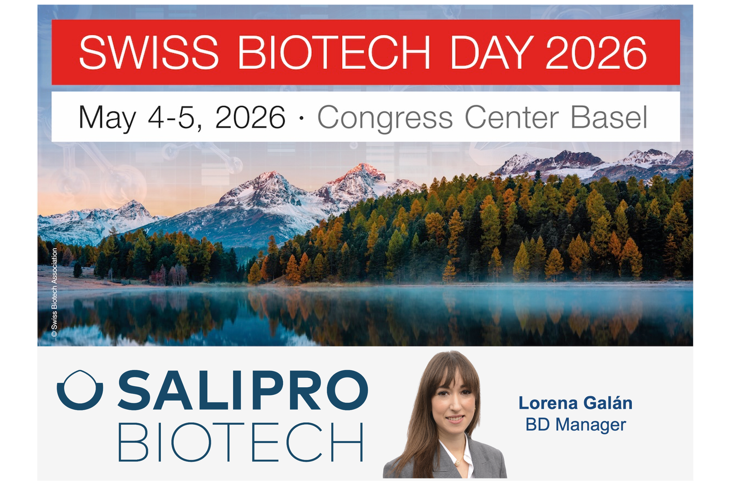 Salipro Biotech is heading to Swiss Biotech Day 2026!