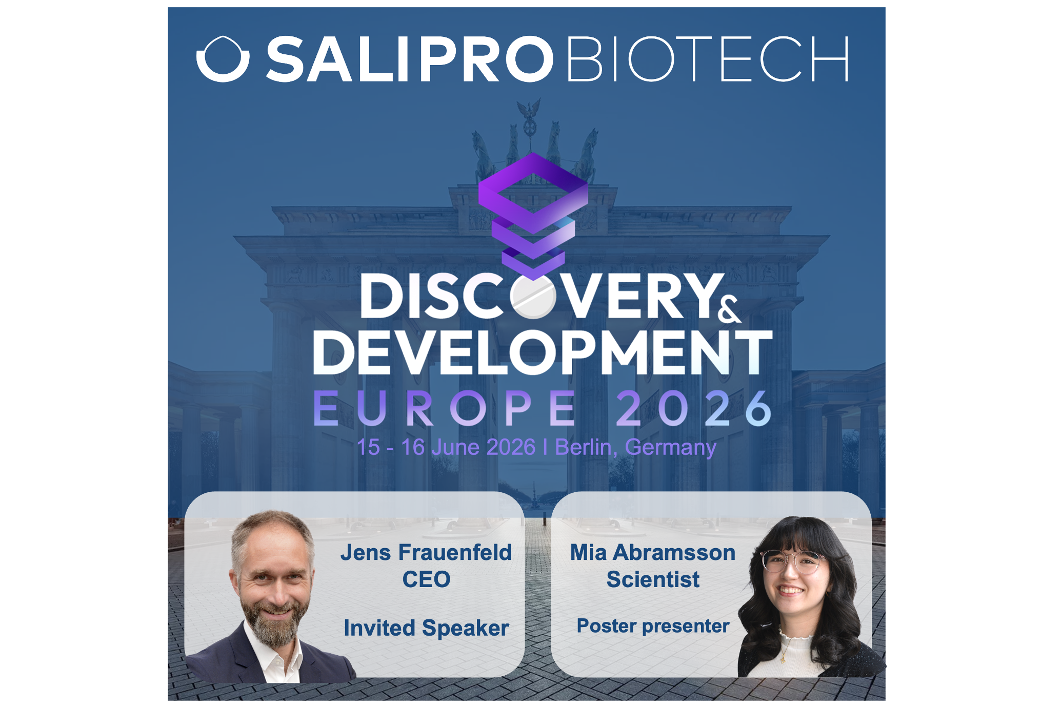 Invited speaker from Salipro at Discovery &amp; Development Europe 2026