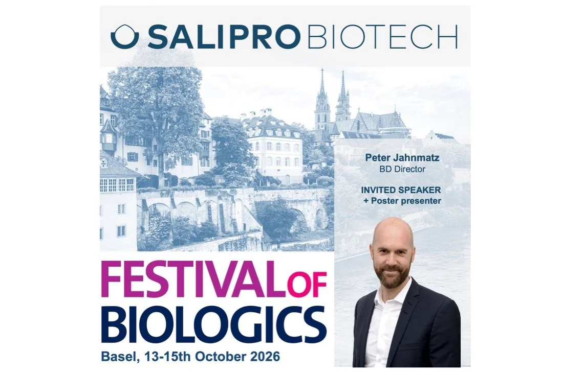 Salipro Biotech to speak at Festival of Biologics 2026