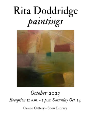 Art Exhibit: Rita Doddridge and Darcy Herrington