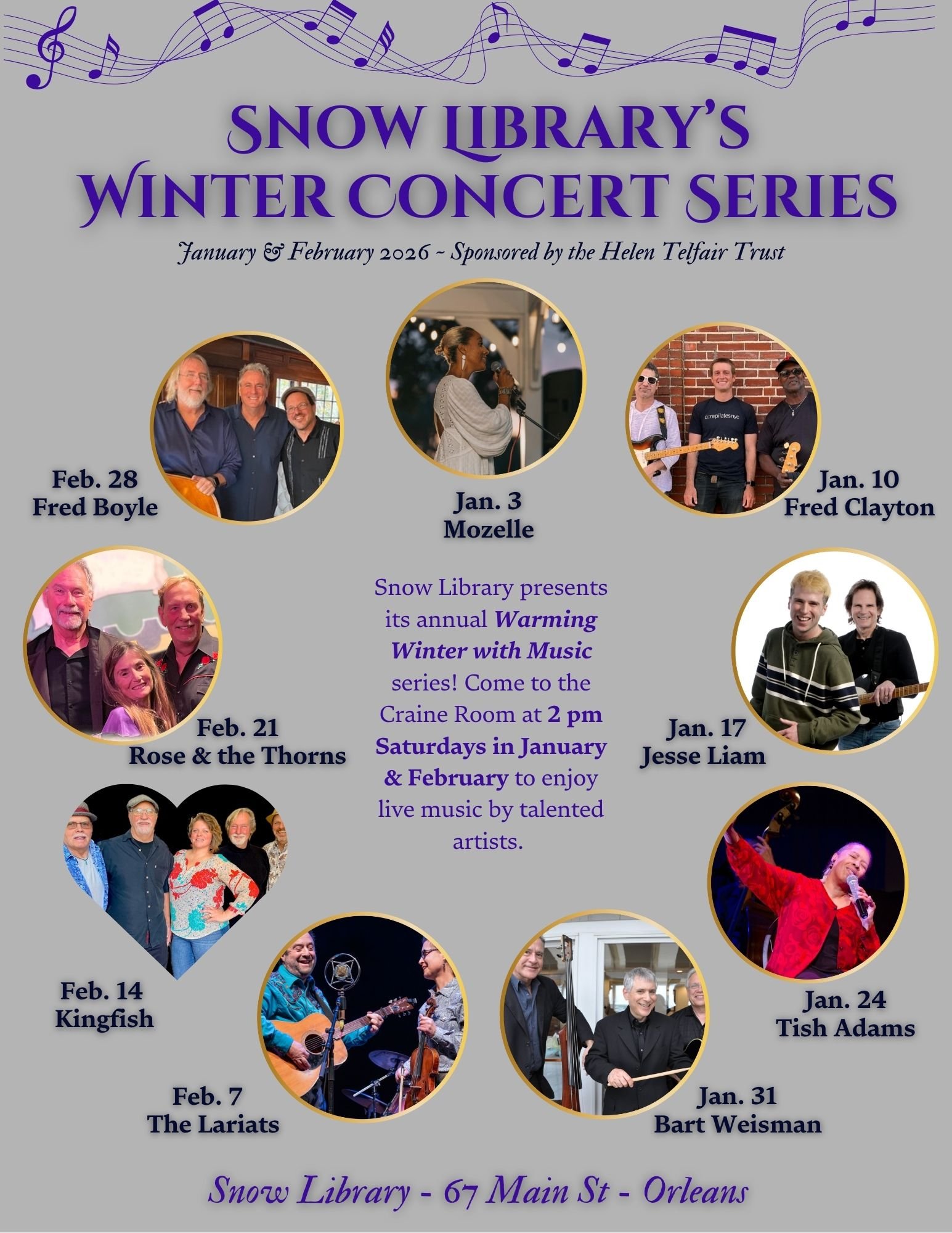 Winter concert series returns in January