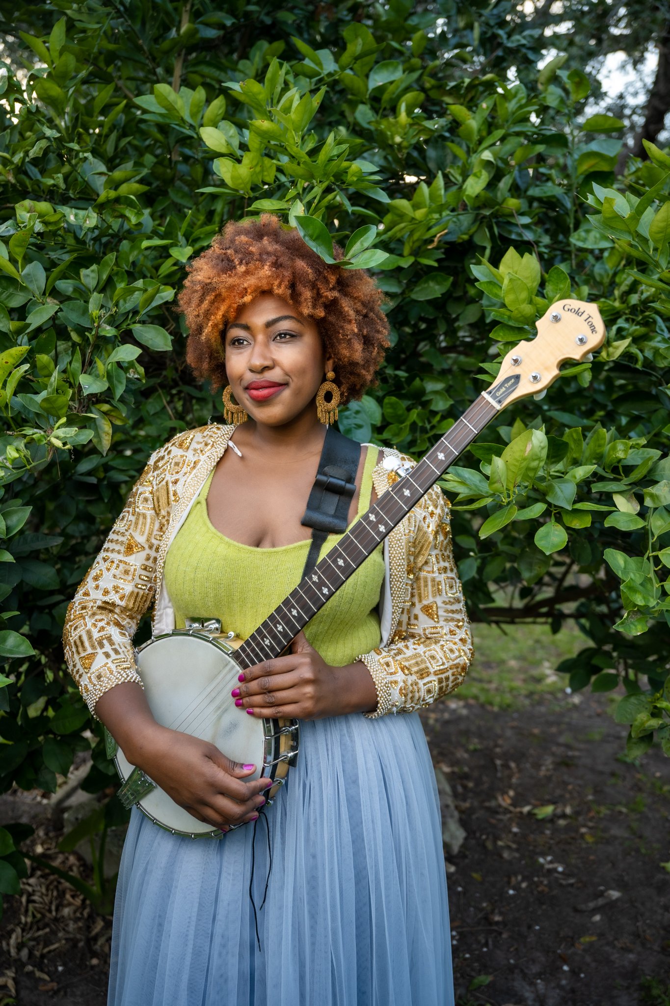 Woman With Banjo