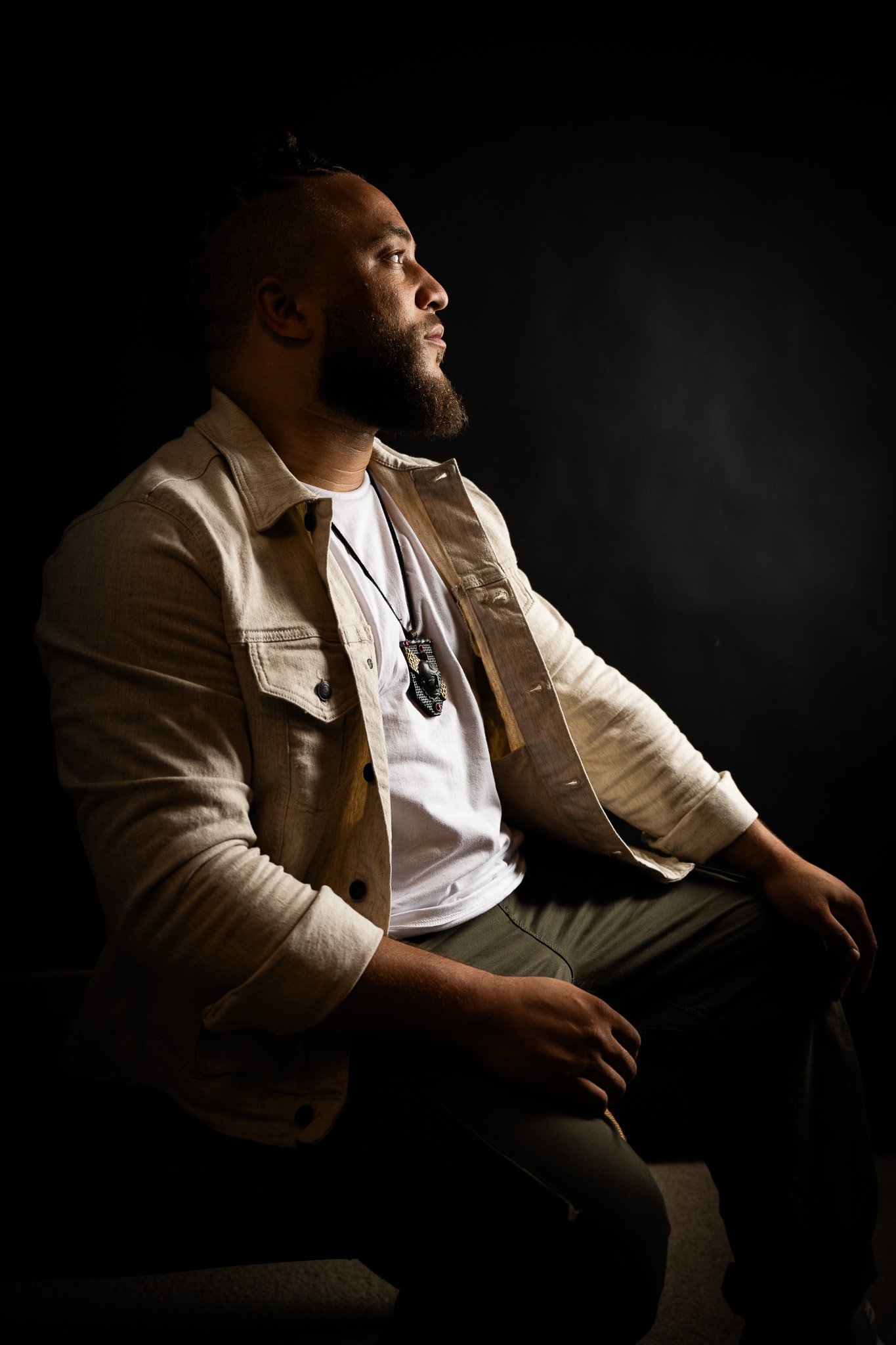 Man In Jacket Portrait