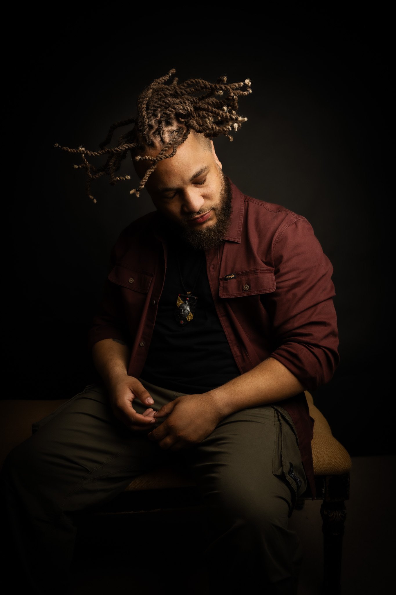Man With Dreads Portrait