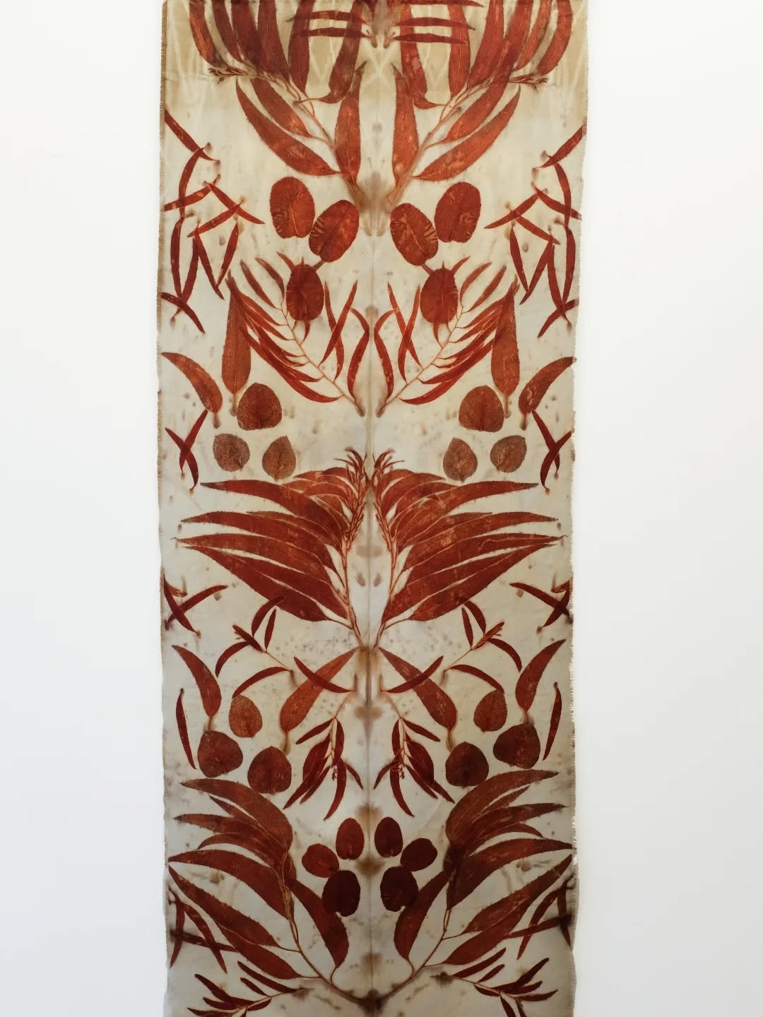// Issue 69 - Foraging - Nature as an Art Practice //

Artist: Caroline Nixon
@handmadecaroline
&ldquo;Phoenix from the Ashes&rdquo;. I am an ecoprinter. I transfer the colour and shape of leaves onto cloth, using natural dyes and tannins. All my tex
