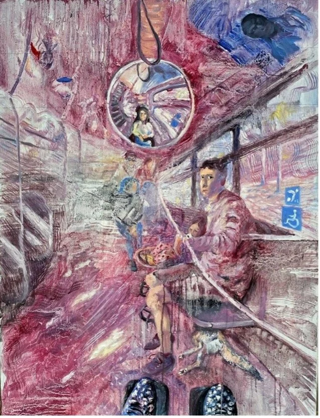 Purple 89, oil on canvas, 60x80cm, 2024