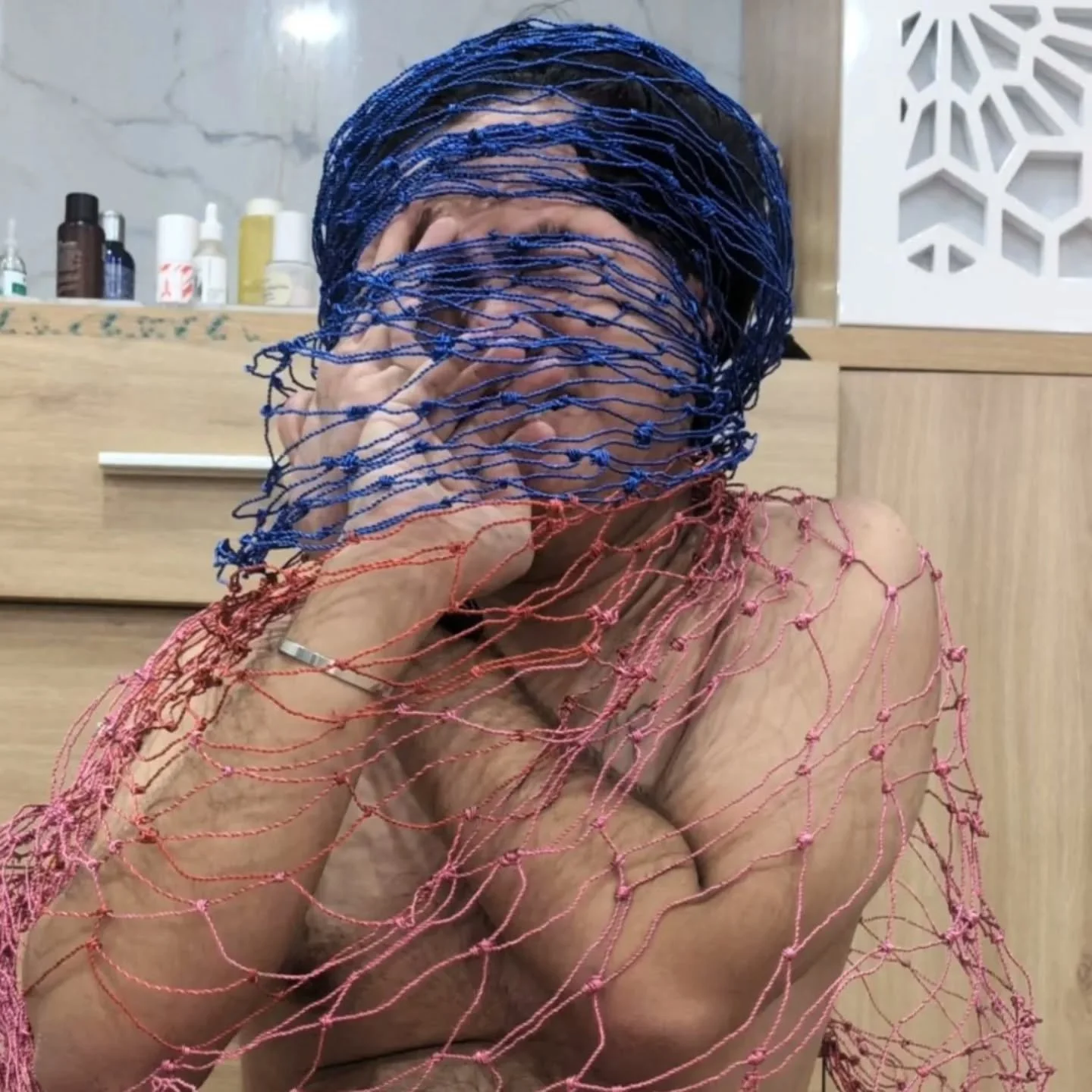 // Issue 70 - The Fragmented Body //

"This work explores the body as a site of construction, defence, and psychological fragmentation. It materialises the "outer layer" i.e. the self-projections and insecurities we adopt to navigate t