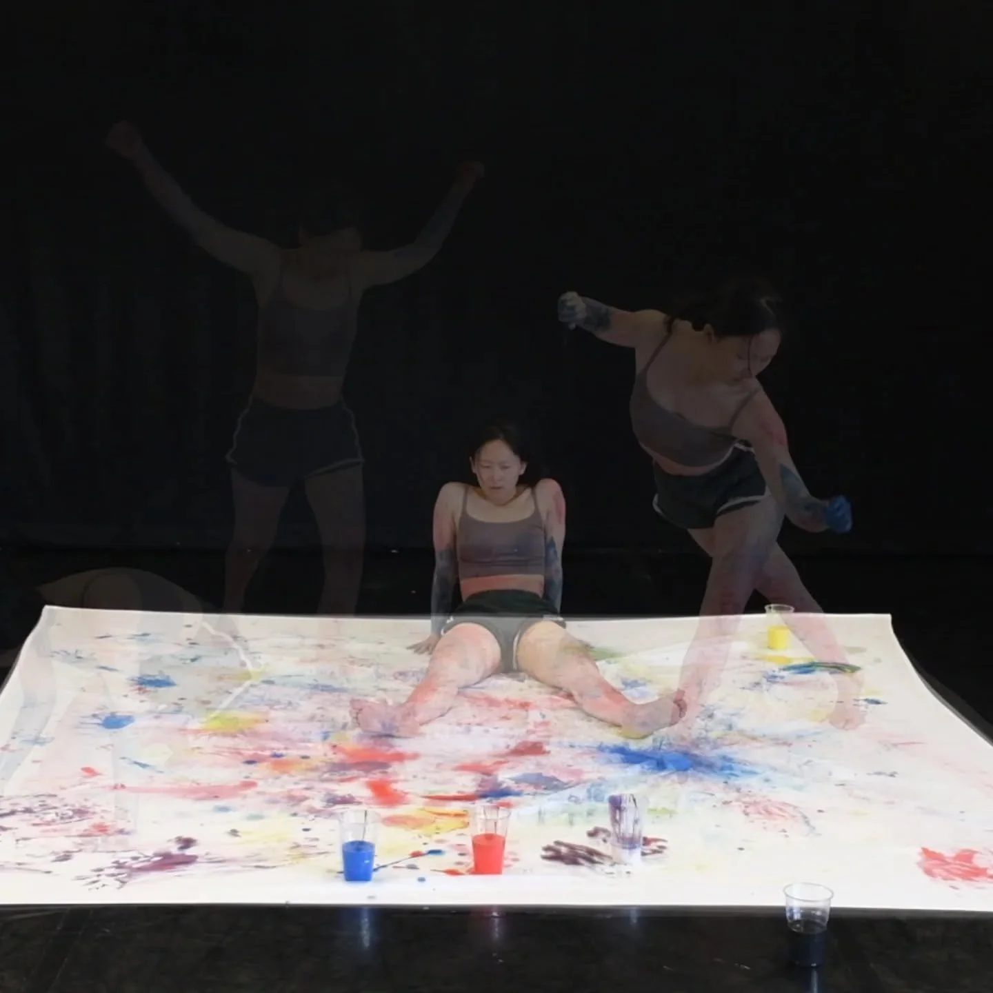 // Issue 70 - The Fragmented Body //

Artist:
Roseline (Jingyuan) Zhang

@roseline_zhang and @roseline_z_art

Description: When We Listen to Our Body through Emotions [II] is an interdisciplinary painting and performance that investigates how emotion