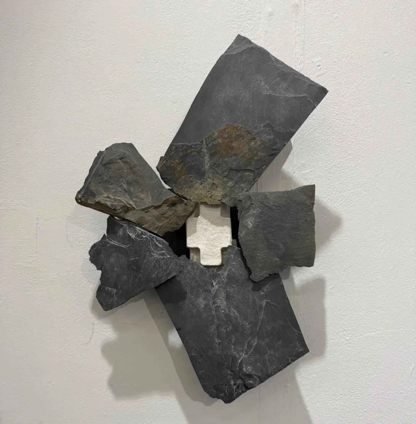 // Issue 71 - Hidden Worlds //

Artist: Katia Berezovskaya
www.kabeart.com

@katiaberez
Breaking through the surface
Description: In this work, the emerging inner form takes the shape of a porcelain cross, symbolising deeply embedded beliefs and spir