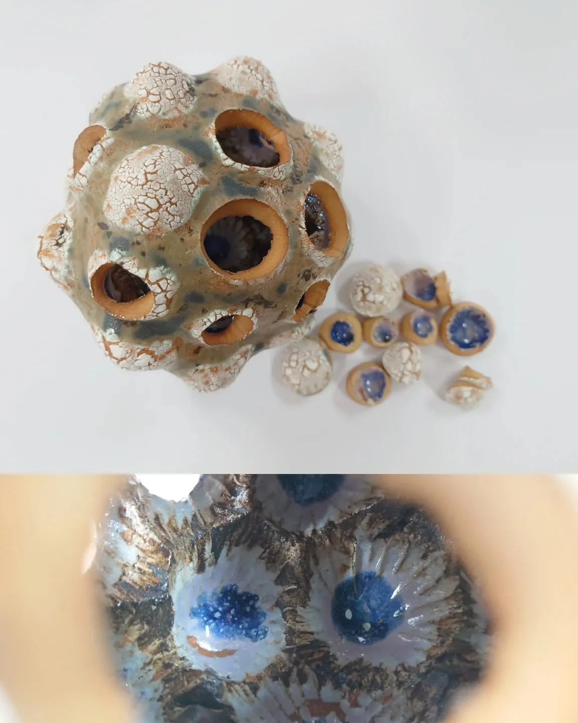 // Issue 71 - Hidden Worlds //

Artist: Paula Armstrong
www.parmstrongceramics.co.uk
@paula.armstrong2
www.facebook.com/PArmstrongCeramics
Potential Inside: Pieces
Description
Playful at first glance, profound on second. Jigsaw-like fragments invite 