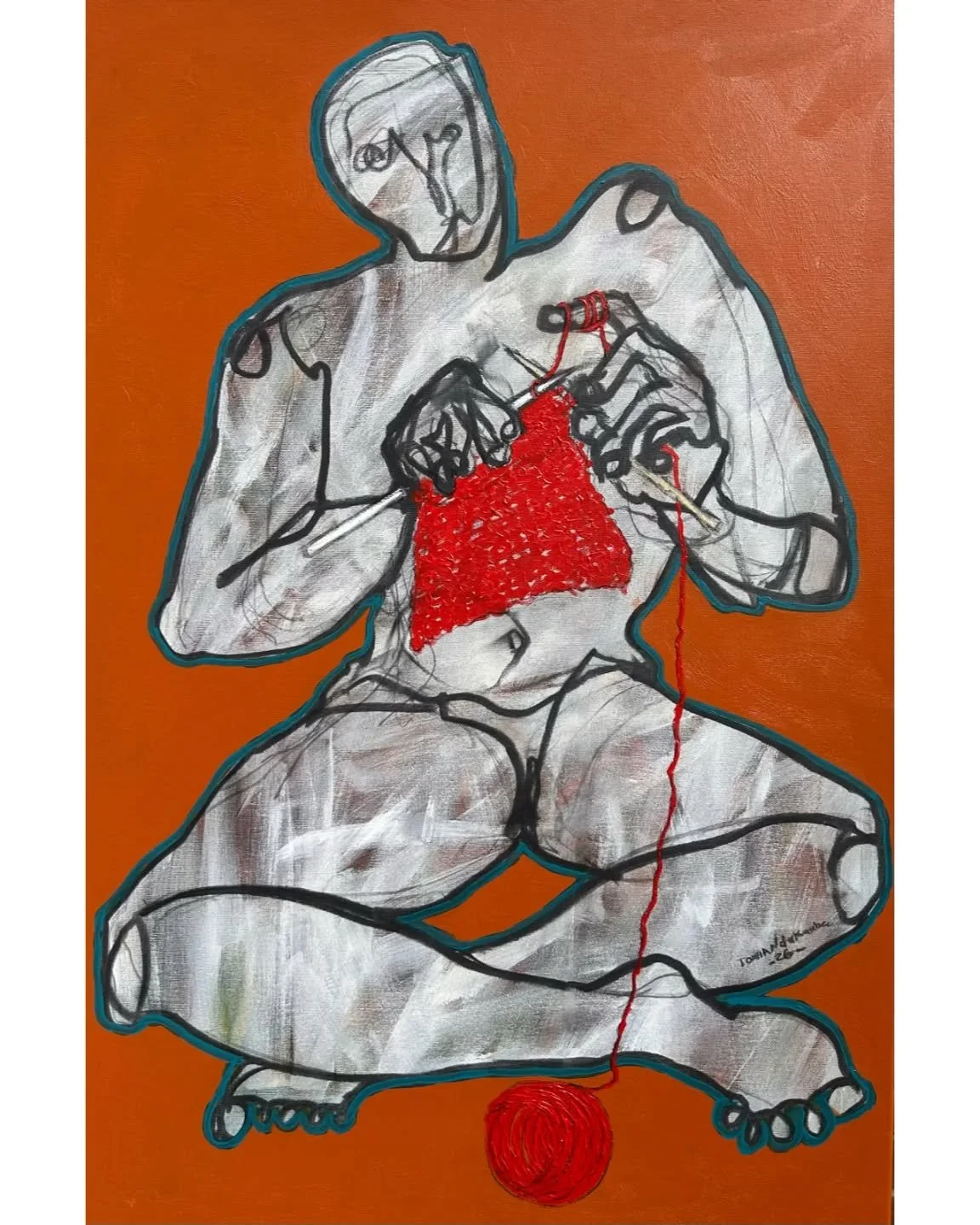// Issue 72 - The Liminality of Time //

Artist:&nbsp;Anthonia Ndukauba

@Ndukauba_anthonia

A knit in rows builds Ten

Description: A Knit in Rows Builds Ten responds to the theme of The Liminality of Time by presenting time not as a fixed sequence 