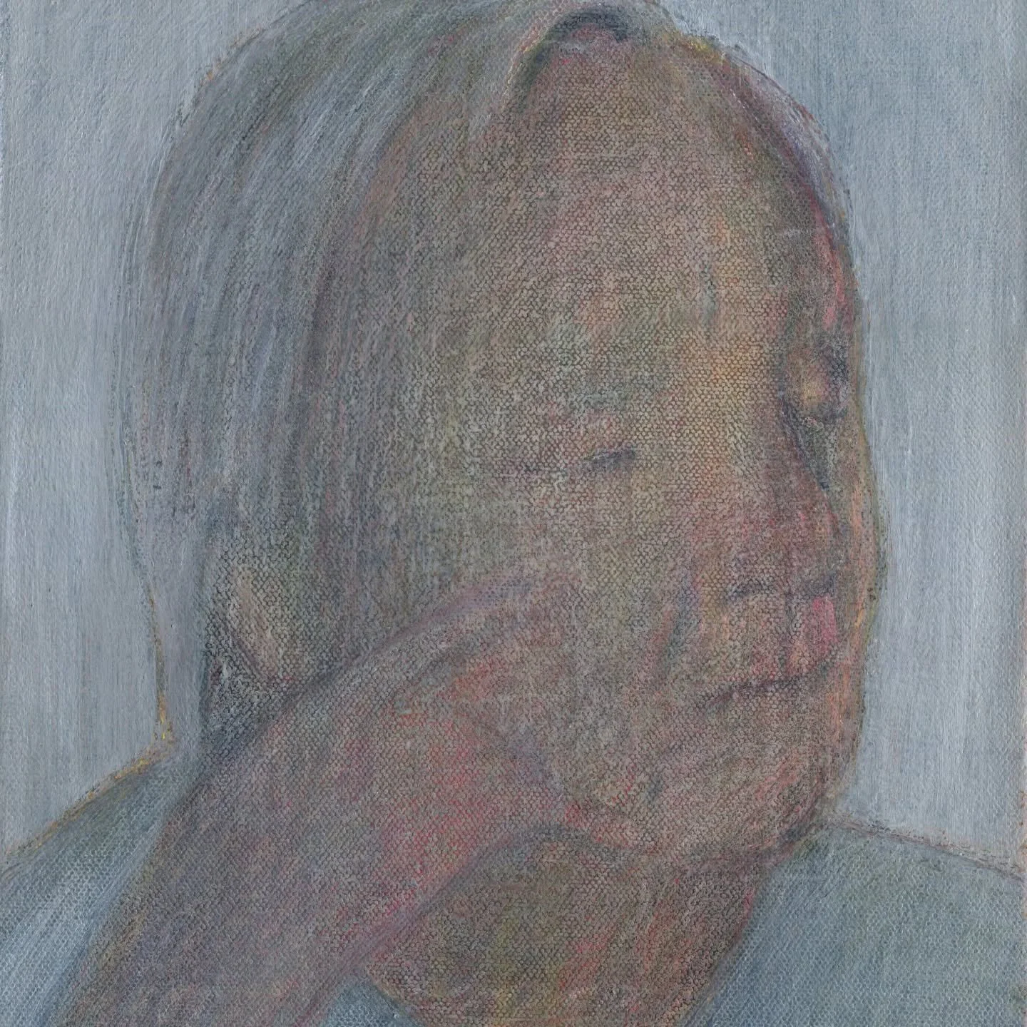 // Issue 72 - The Liminality of Time //

Artist: Andrew Bylo

https://andrewbylo.co.uk/

@andrewbylo

Mum 07

Description: There and Not There (a series of 5 portraits). I'm working from a small drawing done some years ago of my mum (now in care with