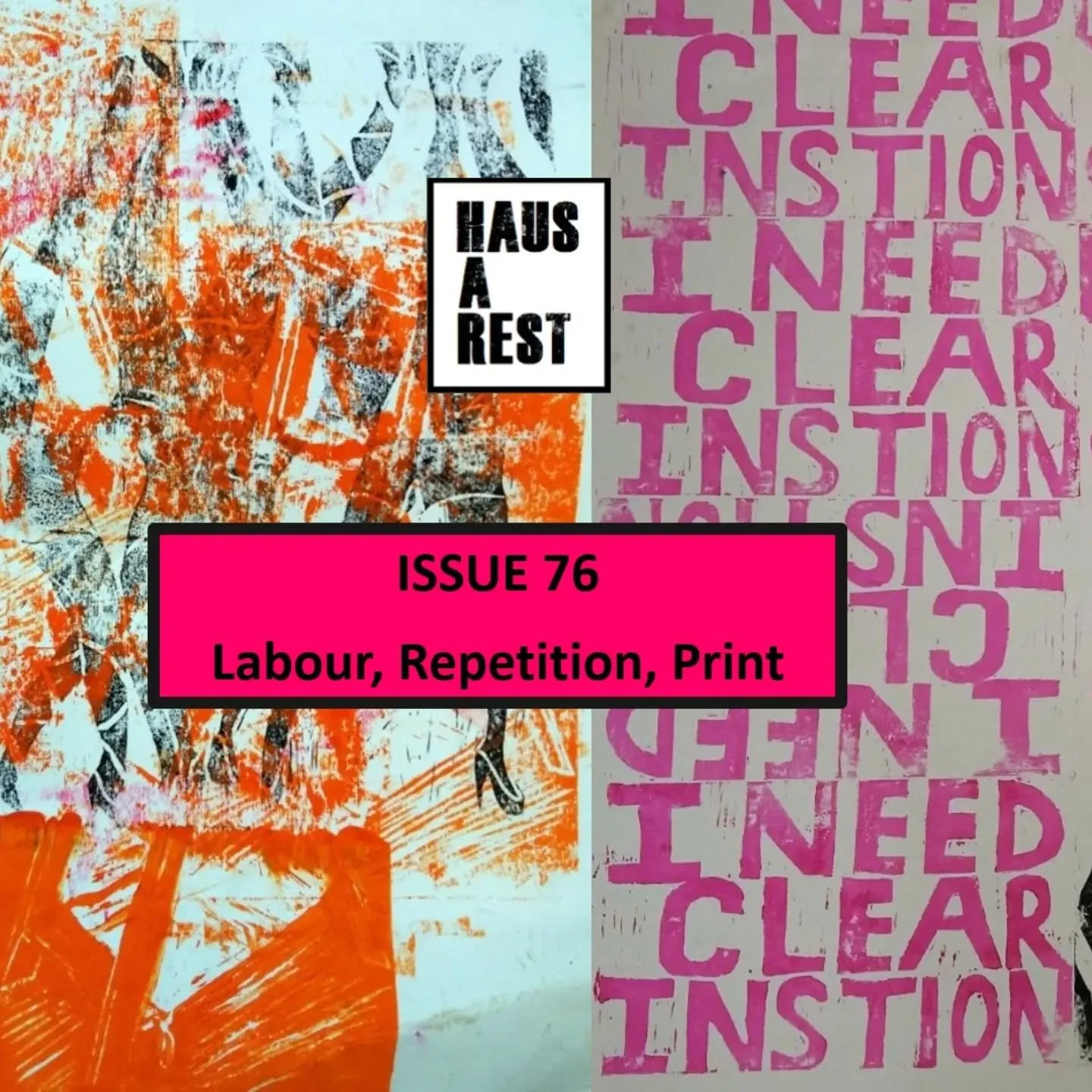 // Issue 76 - Labour, Repetition, Print // month's

Print is understood here both as a medium and as a concept: a mark left through pressure, contact, repetition or reproduction.&nbsp;From the repetitive gestures of the factory floor to the rhythms o