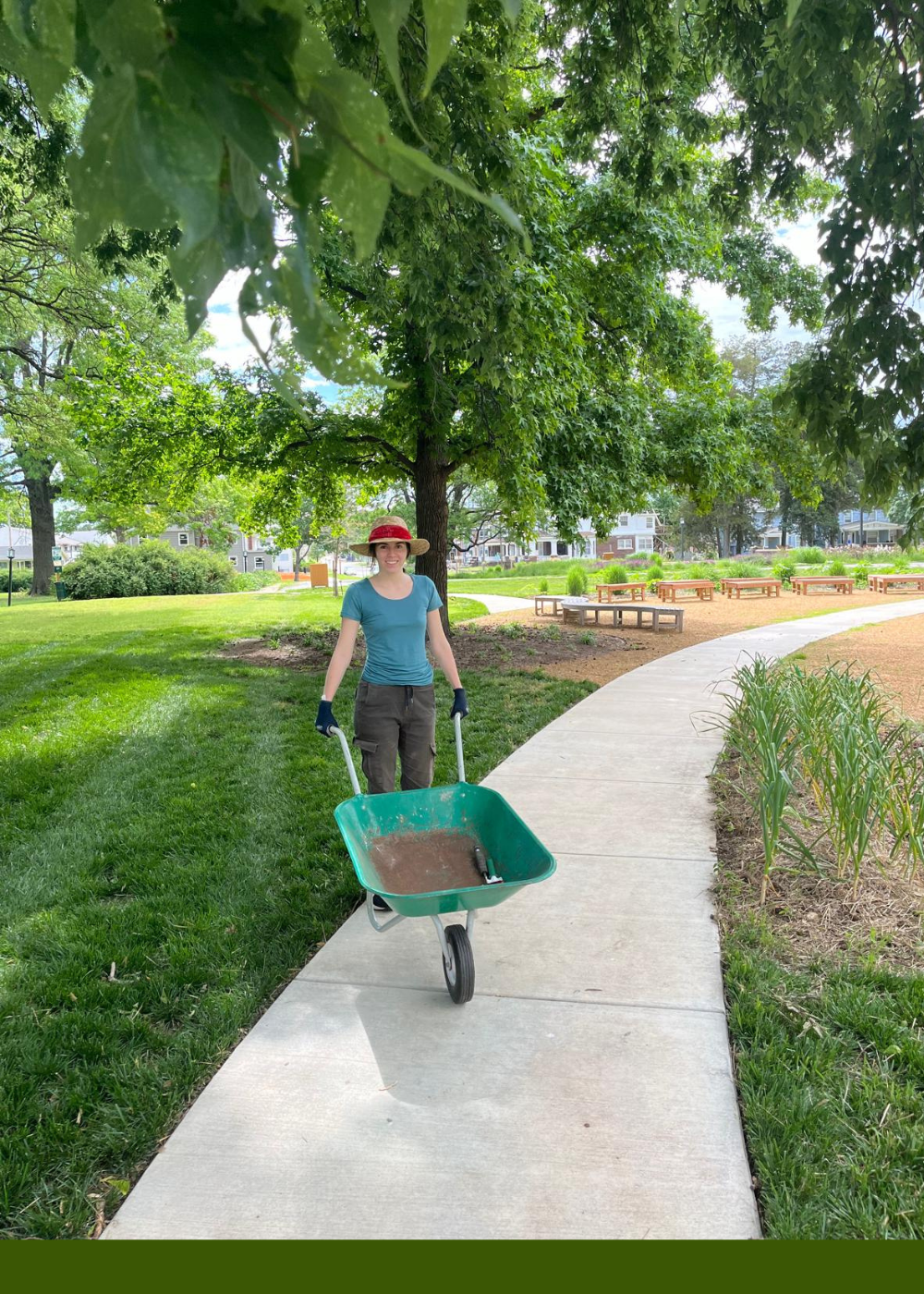 Volunteer day at the garden