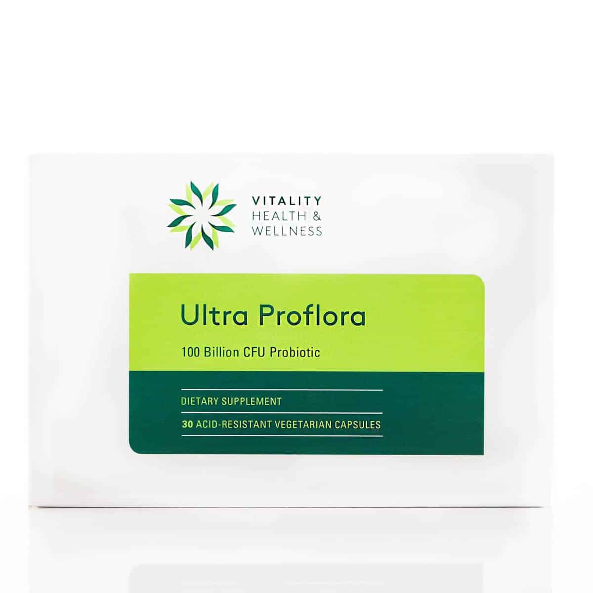Ultra Pro Flora 100 Billion CFU Probiotic Dairy Free 30 Capsules