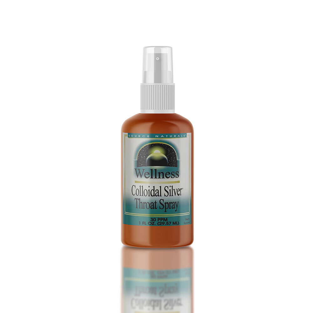 Colloidal Silver Throat Spray 30 PPM 1 Fluid Ounce