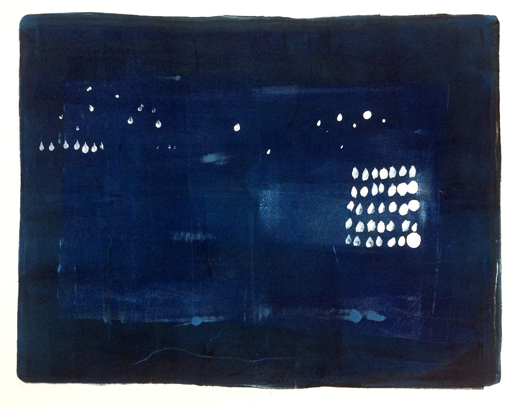 City LIghts. Monoprint. 21 x 30cm. £85 unframed