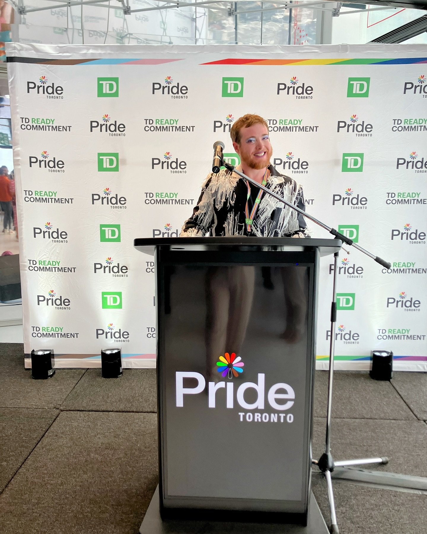 Some highlights from @pridetoronto launch, where I got to attend as an honoured guest representing the bi+ community 🌈

I am honoured to be part of Pride this year&hellip; with a focus on protest, QTBIPOC representation, trans+ rights, and advocacy,