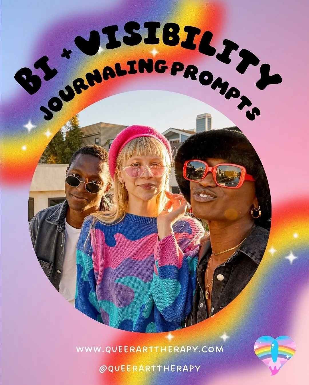 What does Bi+ visibility mean to you? Explore some of these creative journaling prompts in honour of bi+ visibility month&hellip;

🩷 when and where do you feel most affirmed in your bi+ identity? Write, draw, paint, or collage.
💜 write a love poem 