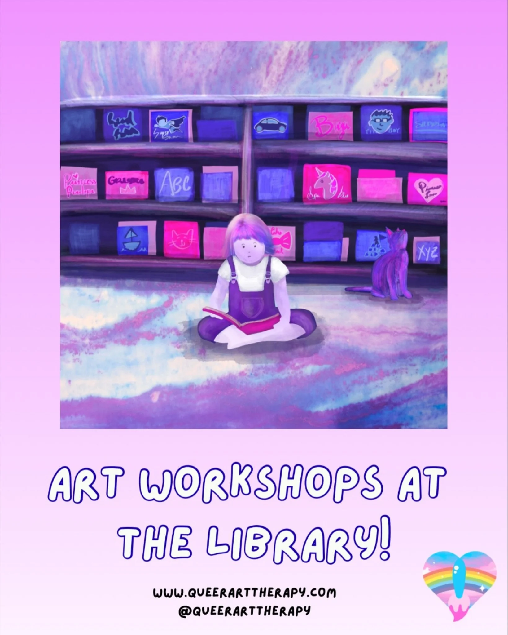 I&rsquo;m excited to be facilitating arts programming at the Toronto Public Library throughout the year, all over the city. 

Some highlights include cookie decorating, candy sculpture making, and 2SLGBTQIA+ graffiti painting. 

Check out the TPL web