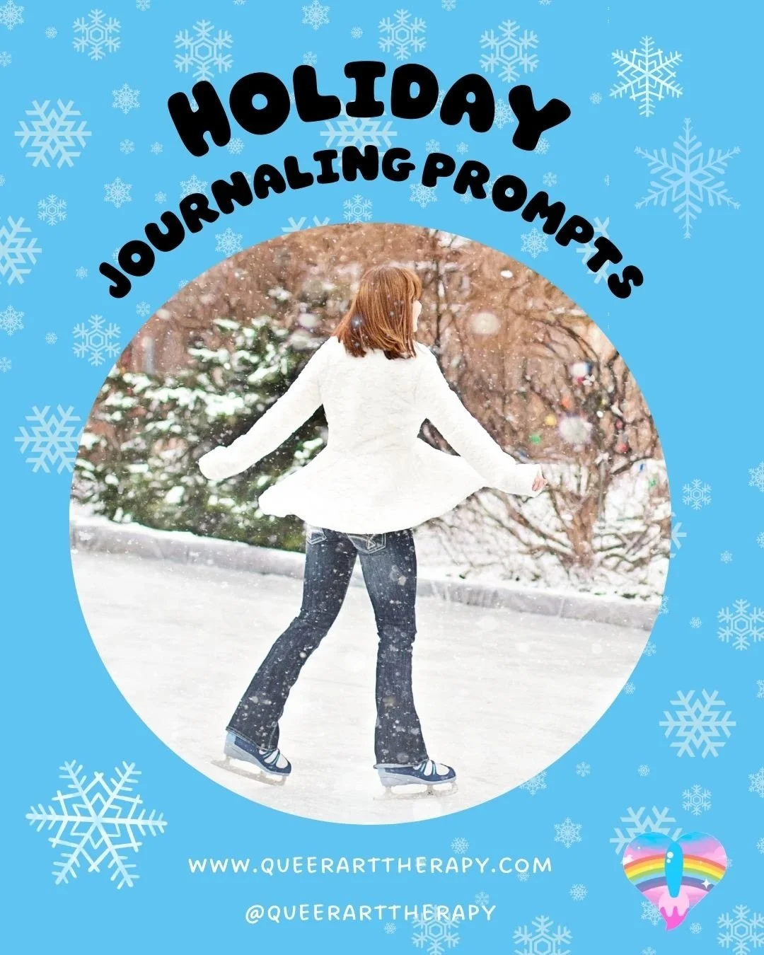 This holiday season, let&rsquo;s celebrate chosen family, and simple pleasures! Here are some creative journaling prompts for this month. 

❄️ Make a gift for yourself. This could be a hand written card, self-care package, cooking yourself something 