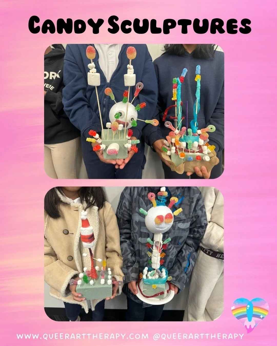 Creativity is delicious! It&rsquo;s a lot of fun running my candy sculpture workshops for kids and teens at @torontolibrary @tpl.teens 🍭 

Look at some of the amazing creations they&rsquo;ve come up with!

If you&rsquo;d like to book your own candy 