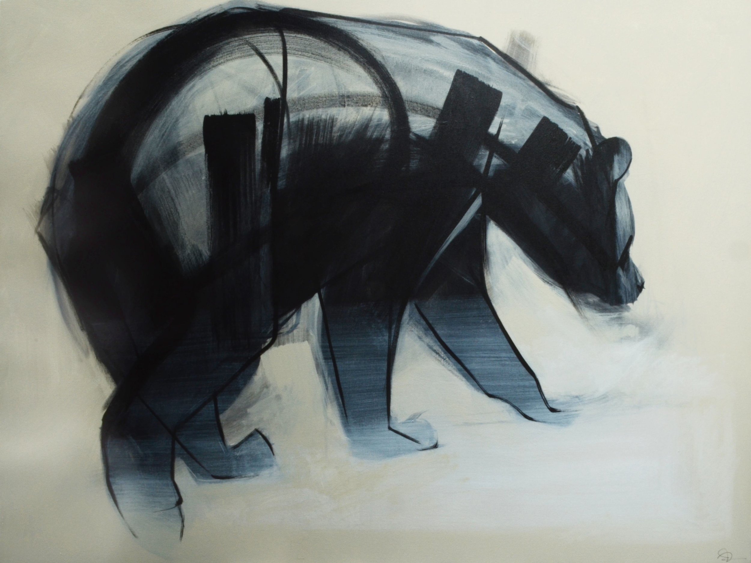 A Long Wandering. 36 x 48 inches. Acrylic on canvas. 2024. Available through the artist.