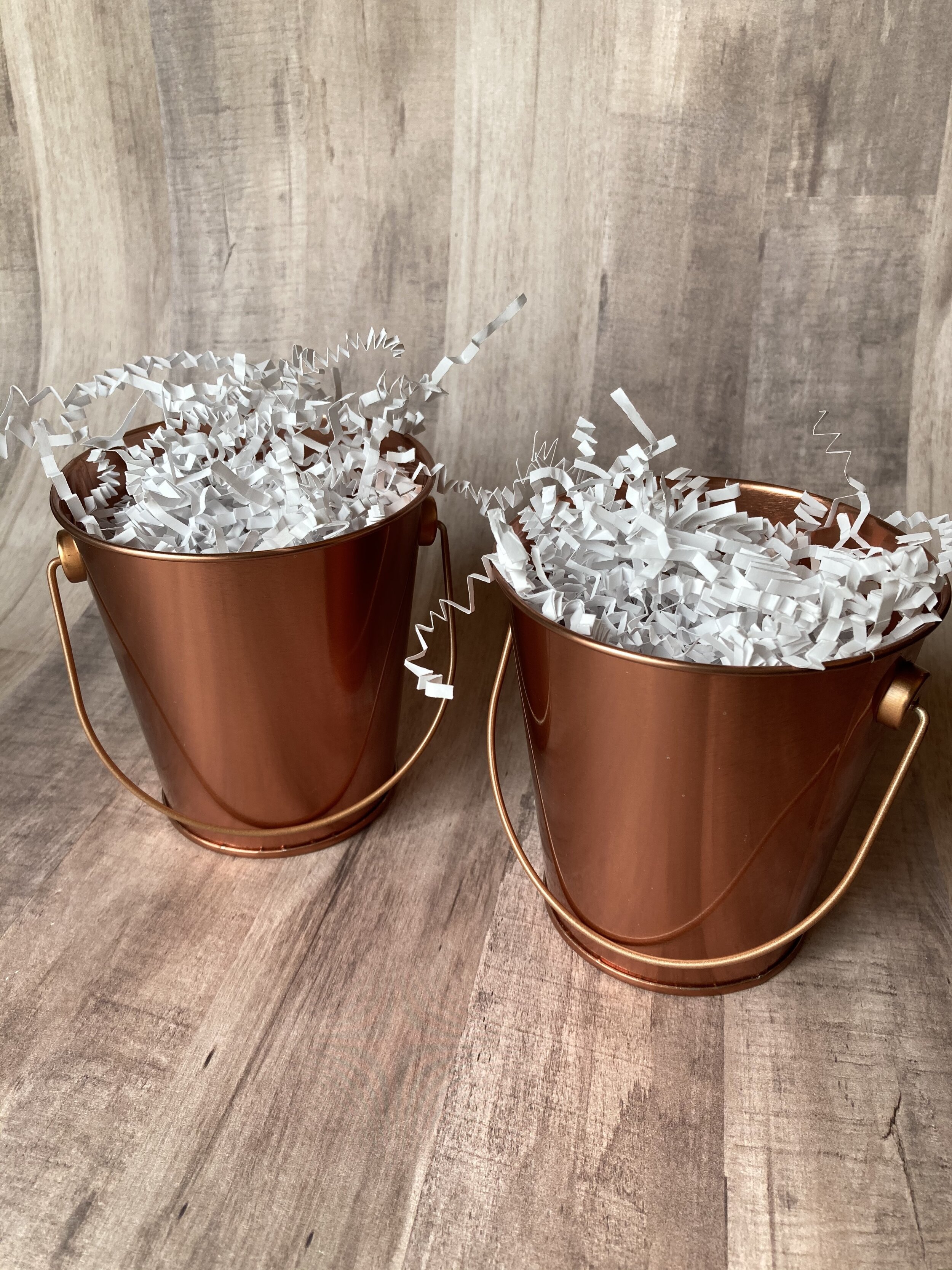 2 Cake Pop Buckets and Filler 