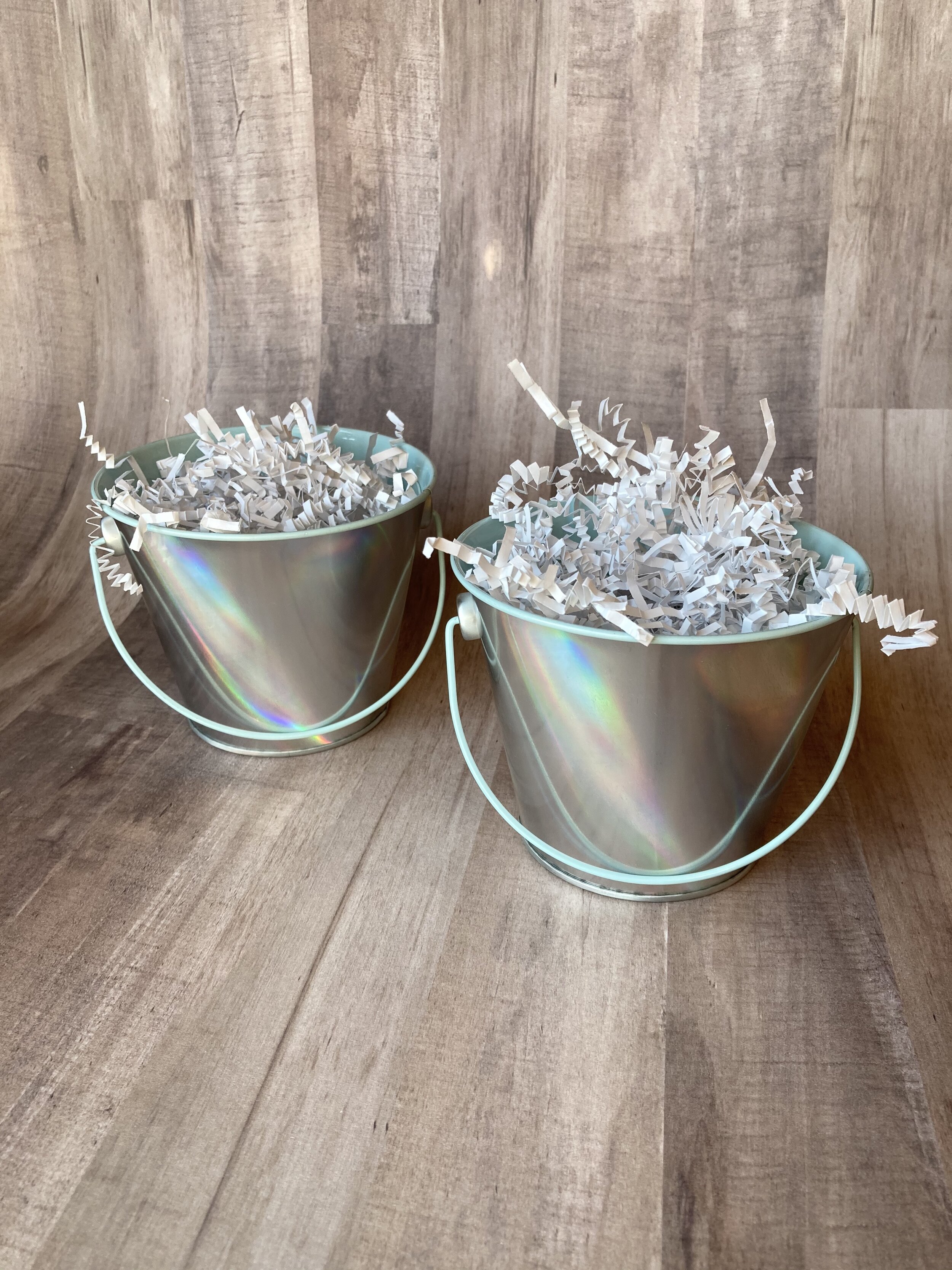 2 Cake Pop Buckets and Filler 