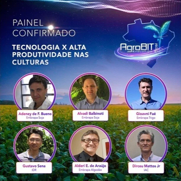 Hoje, daqui a pouco, no 2o dia da Agrobit Brasil no Painel sobre &quot;Tecnologia X Alta Produtividade nas Culturas&quot; teremos a participa&ccedil;&atilde;o de especialistas incluindo Dirceu Mattos Jr. do @centrodecitricultura e IAC Instituto Agron